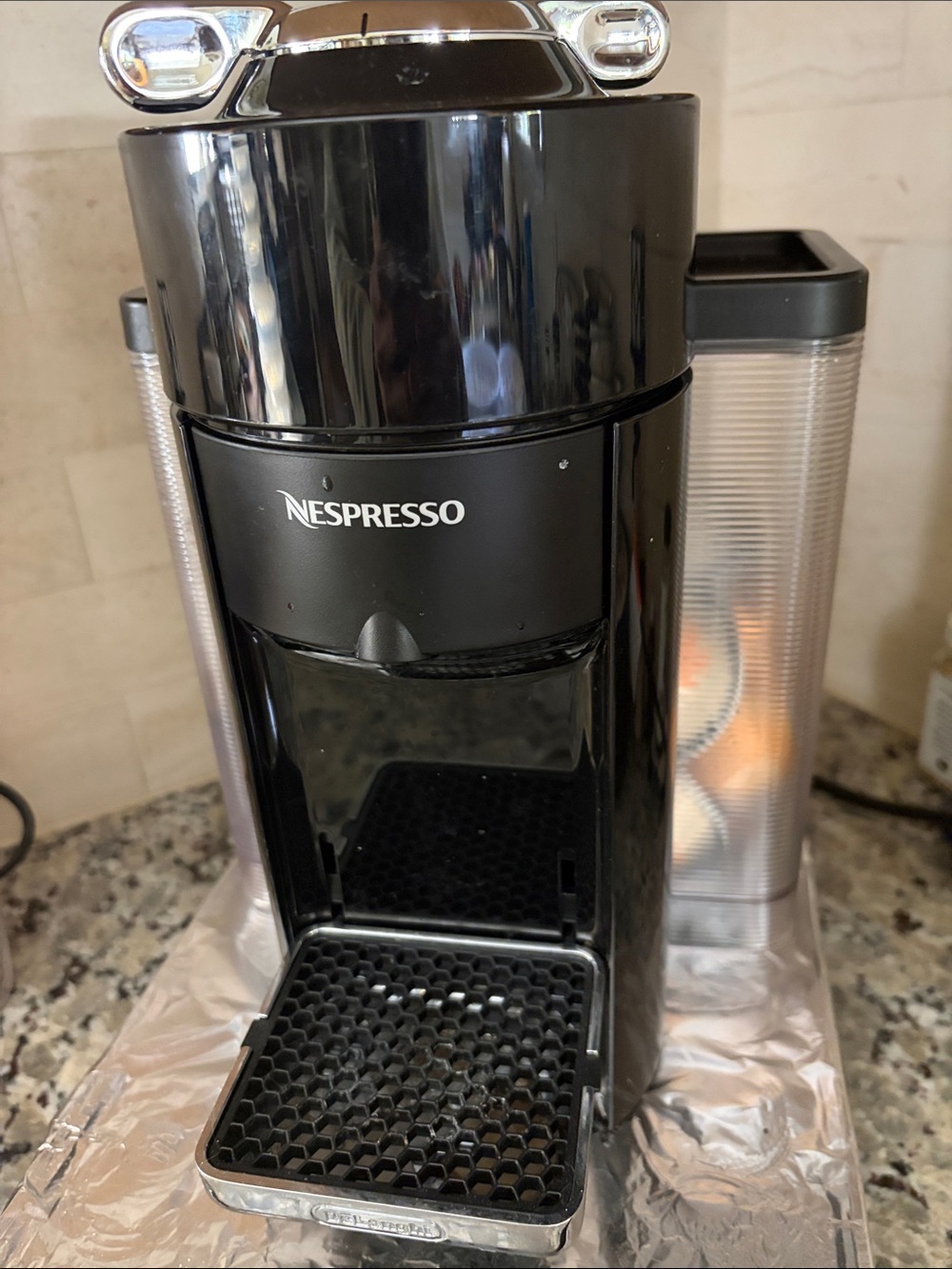 Ninja Nespresso Vertuo Single-Serve Espresso Machine Black and Silver